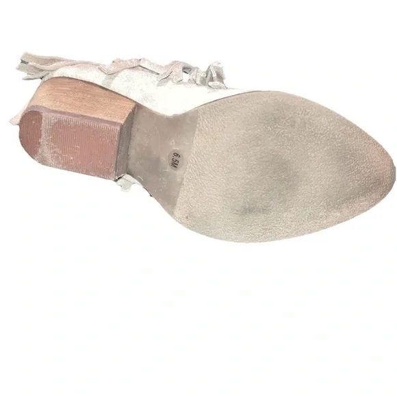 Coconuts by Matisse Shelton Ankle Boot Womens Sz 6.5 Faux Suede Fringe Point Toe - Picture 7 of 8